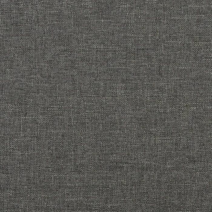 Rama łóżka bez materaca, ciemnoszara, 80x200 cm, obita tkaniną - obrazek 5